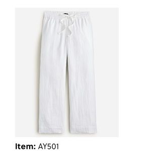 Jcrew easy fit linen beach pant